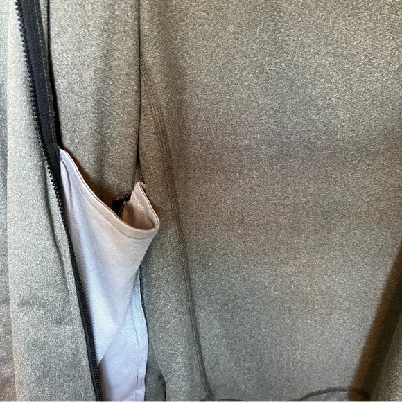 NORTH FACE Mens XL Jacket Knit Lightweight Jacket Zip 3 Pocket + 1 Inside Gray - Picture 8 of 8